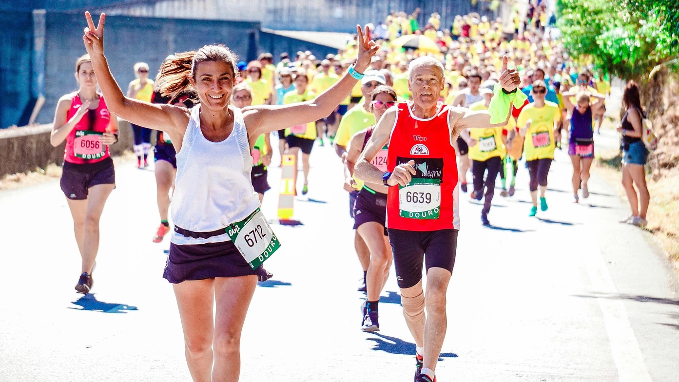 Runners in a race